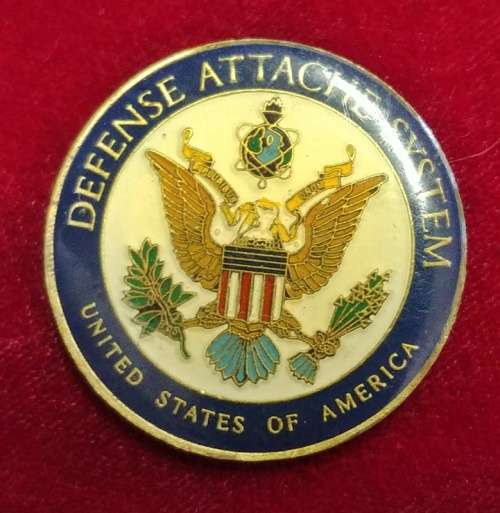 ## USA Defence Attache System ** USDAO Pretoria Challenge Coin/Medallion ** Diameter +/- 48mm ##