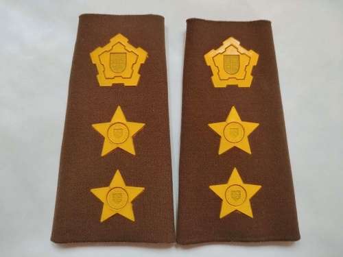 ## Colonel Embossed Slip on Rank Insignia ##