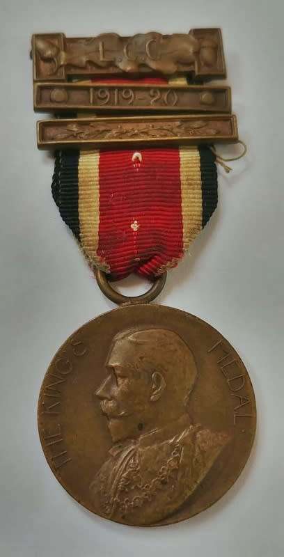 ## Great Britain King Medal London County War Service Medal 1919-1920 ** Full Size ##