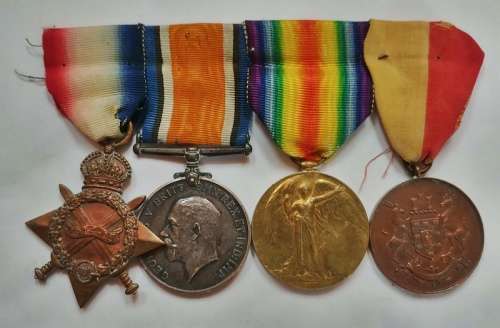 ## WWI Medals to Pte P.O. Weinrich 12th Infantry ** See Description for family links ** ##