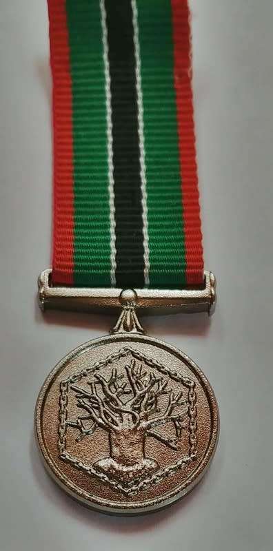 ## Operational Medal for Southern Africa (APLA - Homelands) Miniature Medal with Ribbon ##