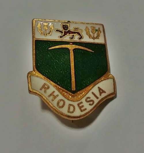 ## Rhodesia Badge/Brooch ** By M. W. Miller Ltd. Bham - Made in England ##