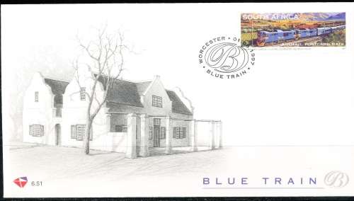 RSA  1997 -  BLUE TRAIN  F/DAY COVER