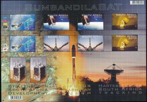 RSA  2011 - SUMBANDILA SATELITE FULL SHEET  FINE MINT