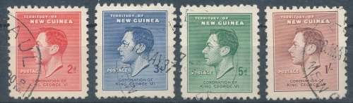 1937 - NEW GUINEA   CORONATION SET FINE USED