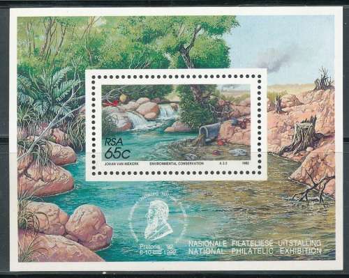 RSA  1992 -  ENVIROMENTAL CONSERVATION  MINI-SHEET  FINE  MINT