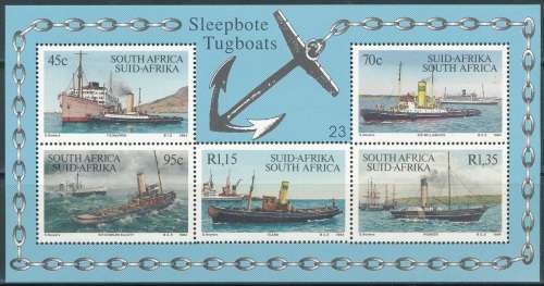 RSA  1994 -   TUGBOATS    MINI-SHEET FINE MINT