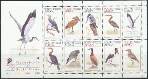 RSA  1997 -   WATERBIRDS OF SA FULL SHEET FINE MINT