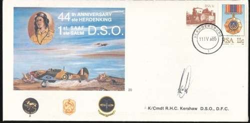 SAAF - MUSEUM  FLIGHT  COVER NO 20 - SIGNED