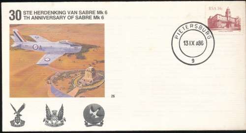 SAAF - MUSEUM  FLIGHT  COVER NO 26