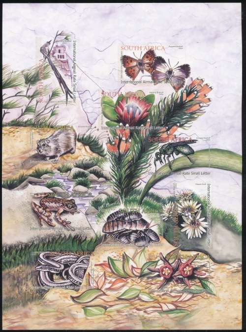 RSA  2004 -  ECOLOGY OF TABLE MOUNTAIN   FULL SHEET FINE MINT