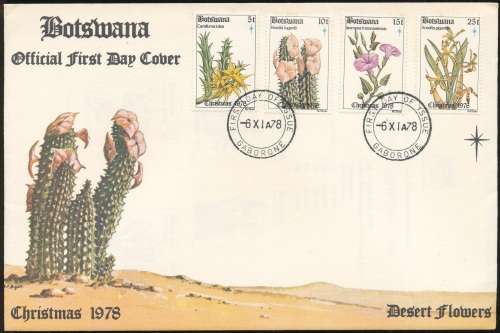 BOTSWANA - 1978  CHRISTMAS  F/DAY COVER