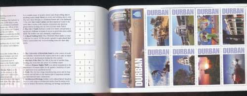 RSA - DURBAN PHILATELIC EXHIBITION BOOKLET WITH LABELS & FULL SHEET