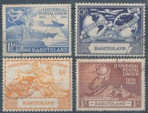 1949  -  BASUTOLAND  UPU SET FINE USED