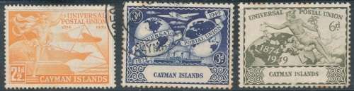 1949  -  CAYMAN  ISL   UPU  PART SET USED