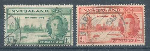 1946 - NYASSALAND  - VICTORY SET - FINE USED