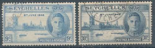 1946 -  SEYCHELLES  - VICTORY SET - FINE USED
