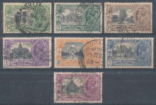 1935 -  INDIA    SILVER JUBILEE  SET -  FINE USED