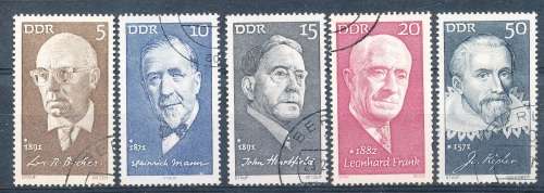 GERMANY DDR  - 1971 Famous Persons -  PART SET - FINE   USED