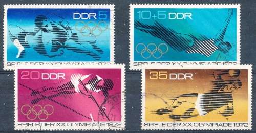 GERMANY DDR  - 1972 Olympic Games - Munich, Germany PART  SET - FINE   USED
