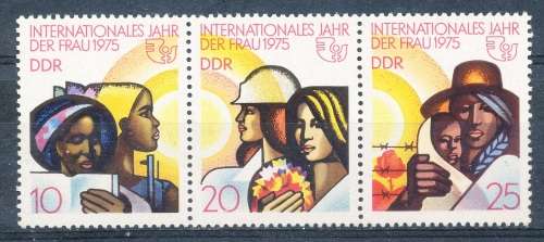 GERMANY DDR  - 1975 International Womens Year COMPLETE  SET - FINE MINT