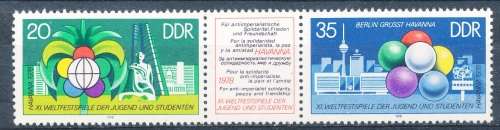GERMANY DDR  - 1978 Youth Festival COMPLETE SET - FINE   MINT