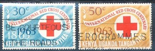 KUT  - 1963 Anniversary of Red Cross   - COMPLETE SET FINE USED
