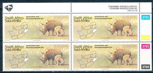 RSA   -  1995  -  Tourism  CONTROL BLOCKS  - FINE  MINT