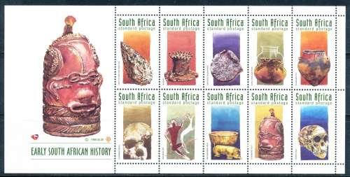 RSA  - 1998  -    Early South African History   FULL SHEET  - FINE  MINT