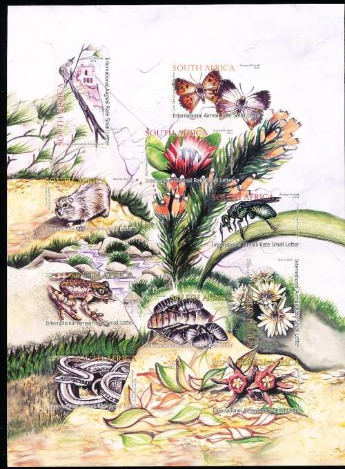 RSA  - 2004 -  Ecology of Table Mountain - Self-Adhesive    FULL SHEET   - FINE  MINT