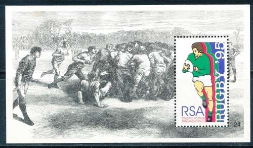 RSA  - 1995 - Rugby Championship   MINI-SHEET  - FINE  MINT