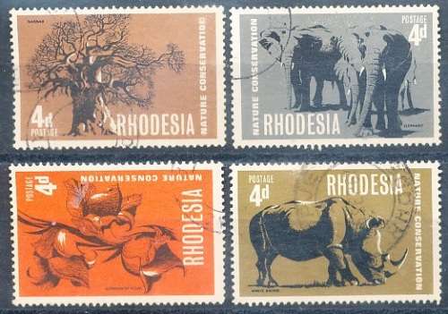 RHODESIA   - 1967   Nature Conservation -   FINE USED