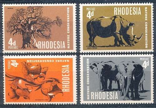 RHODESIA   - 1967   Nature Conservation -   FINE MINT