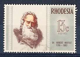 RHODESIA   - 1972  Famous Rhodesians -   FINE USED