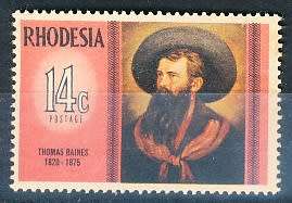 RHODESIA   - 1975  Anniversary of  Thomas Baines,   -   FINE MINT