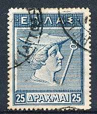 GREECE   1911/25 -  SG212  -    Mythological Figures -  25dr  -  FINE USED