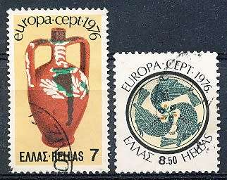 GREECE   1976  -    EUROPA Stamps - Handicrafts  SET   -  FINE  USED