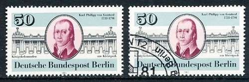 GERMANY/ BERLIN   1981   Karl Philipp von Gontard - Architec   SINGLE ISSUE    -   MINT and USED
