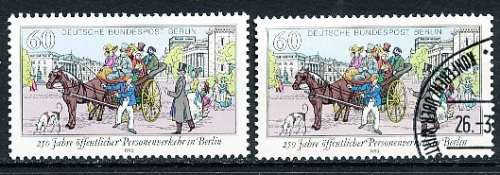 GERMANY/ BERLIN   1990   Public Transportation of People SINGLE ISSUE    -   MINT and USED