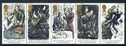 GB   1993 -  QE      Sherlock Holmes   COMPLETE SET  -   FINE USED