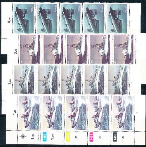 RSA  -  1982 - Simonstown as South African Naval Base  -  CONTROL BLOCKS -   FINE MINT