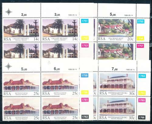 RSA  -  1986 -  Restoration of Historic Buildings  -  CONTROL BLOCKS -   FINE MINT