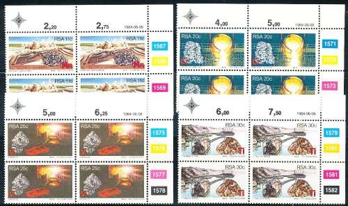 RSA  -  1984 - Strategic Minerals  -  CONTROL BLOCKS -   FINE MINT
