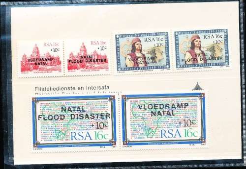RSA  -  1987 -  Natal Flood Relief Fund  - PRESENTATION PACK -   FINE MINT