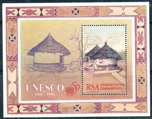 RSA  - 1995 -   United Nations & UNESCO   MINI-SHEET  - FINE  MINT