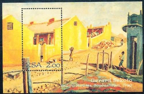RSA  - 1996 -  Gerard Sekoto Commemoration   MINI-SHEET  - FINE  MINT