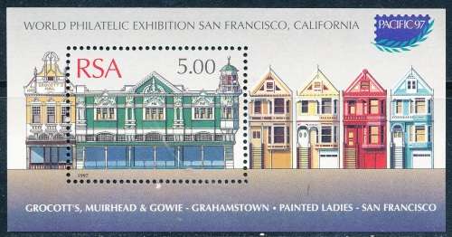 RSA  - 1997 -  Stamp Exhibition `PACIFIC `97` - San Francisco  -  MINI-SHEET  - FINE  MINT