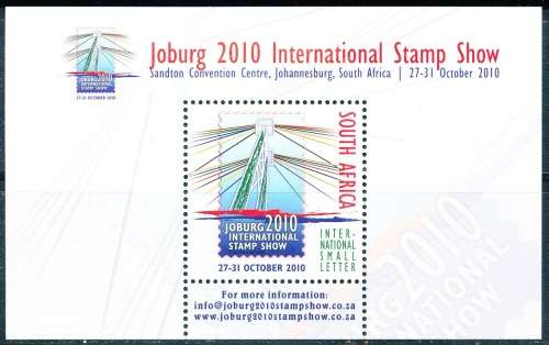 RSA  - 2009 -  Stamp Exhibition JOBURG 2010 - Johannesburg -  MINI-SHEET  -  FINE  MINT