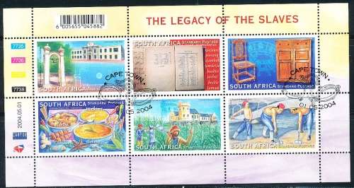 RSA  - 2004 -   The Legacy of Slaves   FULL SHEET   - FINE  CTO USED