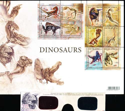 RSA  -  2009 -  Dinosaurs   FULL SHEET   - FINE  MINT